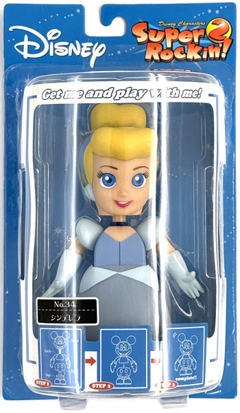 【中古】(本体B/箱B)Disney Characters Super Rockin’！2 No.34 シンデレラ (プライズ)[セガ]《発売済・在庫品》