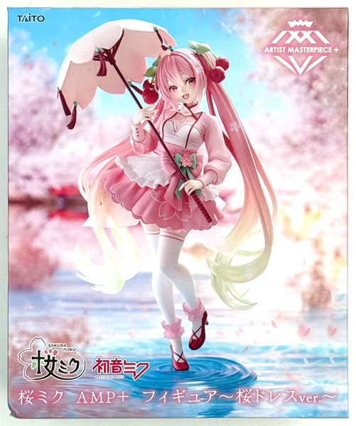 初音ミク 桜ミク AMPフィギュア 桜ドレスver. ４体セット 桜ミク AMP+フィギュア～桜ドレスver.～｜株式会社タイトー