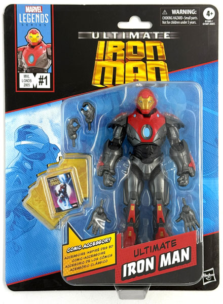 【中古】(本体A/箱B)「マーベル・レジェンド」6インチ・アクションフィギュア ミニコミック・シリーズ アルティメット・アイアンマン[コミック][ハズブロ]《発売済・在庫品》