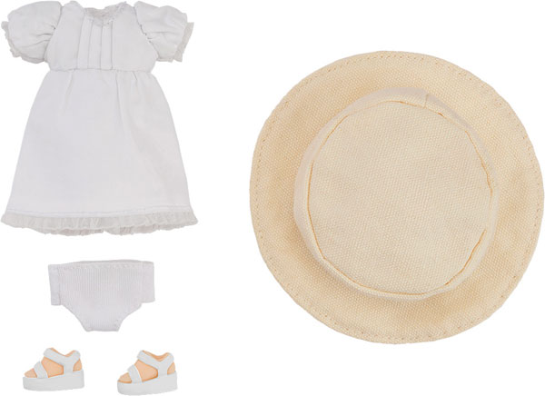 ねんどろいどどーる おようふくセット シンプルワンピース(ホワイト)