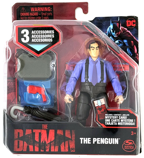 【中古】(本体A/箱B)THE BATMAN－ザ・バットマン－ スピン・マスター アクションフィギュア 4インチ シリーズ1 ペンギン[スピンマスター]《発売済・在庫品》