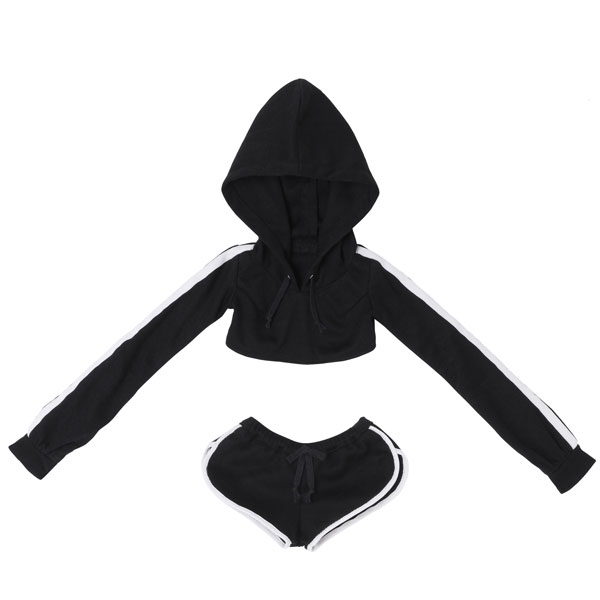 1/3 AZO2 スポーティーパーカーset ブラック (ドール用)[アゾン]《０３月予約》