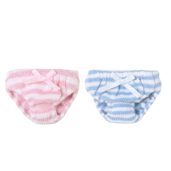 1/6 PNS リボンニットショーツset ピンクボーダー×ピンク・ブルーボーダー×ブルー (ドール用)[アゾン]《０３月予約》