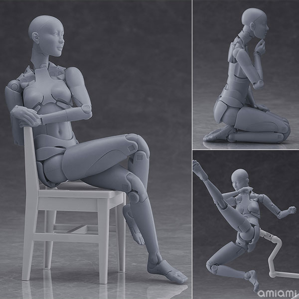 西村式デッサン人形 オリーブさん GRAY