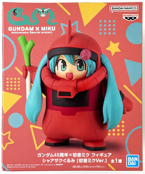 中古】(本体A/箱B)ガンダム45周年×初音ミク フィギュア シャアザク