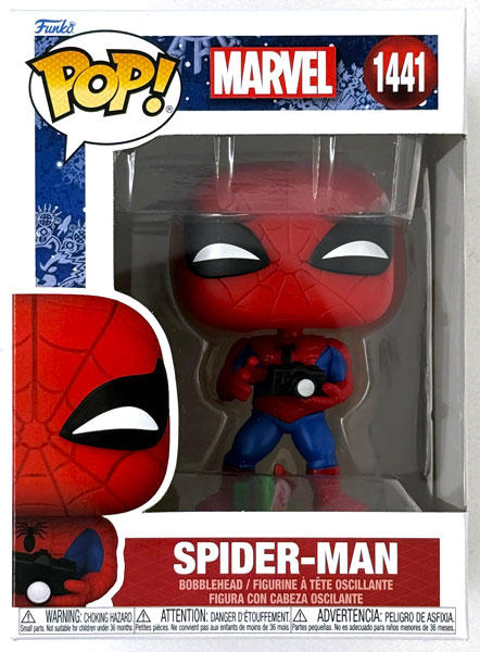 【中古】(本体A-/箱B)POP！ マーベルホリデー 1441 スパイダーマン[ファンコ]《発売済・在庫品》
