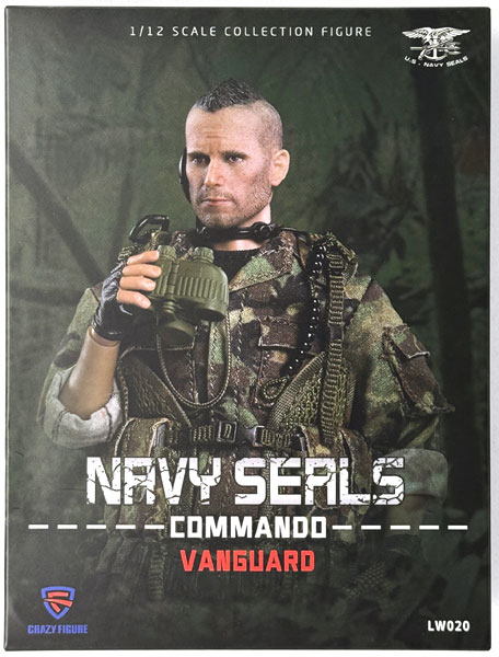 1/12 ネイビーシールズ コマンドー ヴァンガード（LW020）7140 crazyfigure】LW020 1/12 NAVY SEALS Commando Vanguard ネイビー