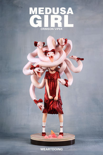 メデューサガール クリムゾンバイパー Illustrated by よしおか 完成品フィギュア