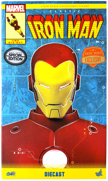 【中古】(本体B+/箱B)コミック・マスターピース DIECAST マーベル・コミック 1/6スケールフィギュア アイアンマン (クラシック版) [ボーナスアクセサリー付き] (トイサピエンス限定)[ホットトイズ]《発売済・在庫品》