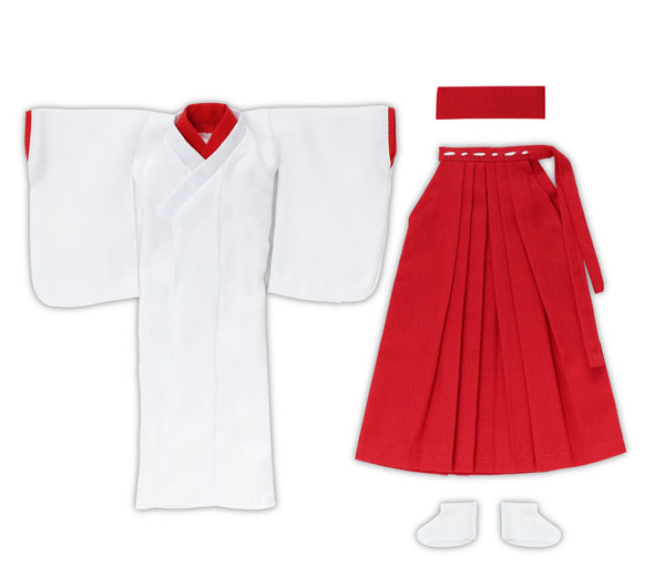 1/6スケール用 PNM 巫女服set ホワイト×レッド (ドール用)[アゾン]《在庫切れ》