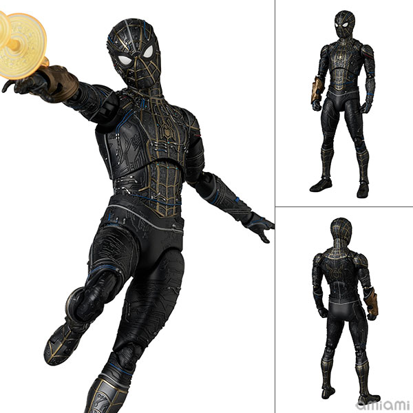 マフェックス No.308 MAFEX SPIDER-MAN BLACK ＆ GOLD SUIT