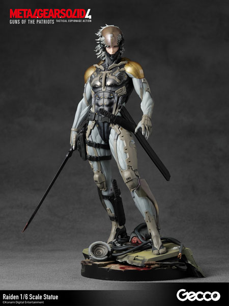 METAL GEAR SOLID 4 GUNS OF THE PATRIOTS 雷電 1/6スケールスタチュー[Gecco]【同梱不可】【送料無料】《０８月予約》