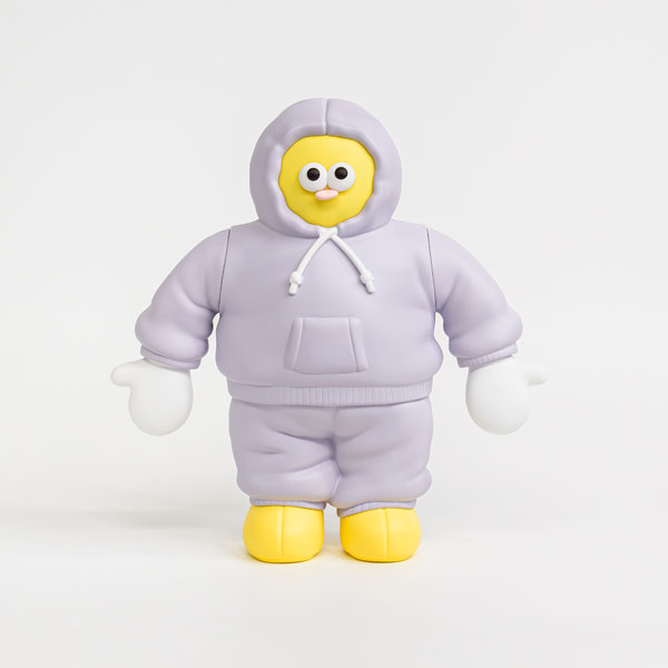 #1 スウェットを着たソフビのトモダチ！(イエロー)