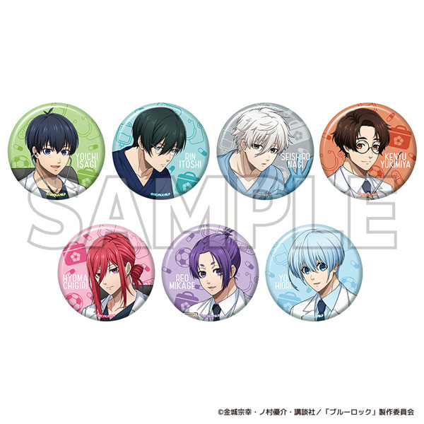 ブルーロック トレーディング缶バッジ ブルーロック診療所 7個入りBOX