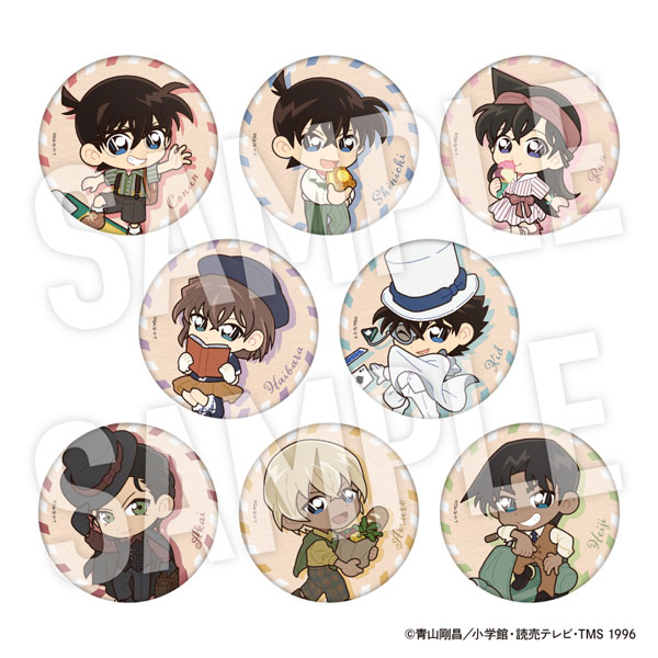 名探偵コナン トレーディング缶バッジ weekend holidayデフォルメ 8個入りBOX