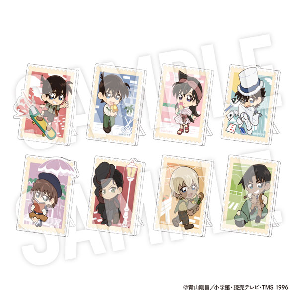 名探偵コナン トレーディングアクリルバッジスタンド weekend holidayデフォルメ 8個入りBOX