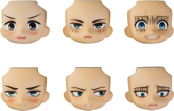 ねんどろいどもあ とりかえっこフェイス 進撃の巨人 全6種セット