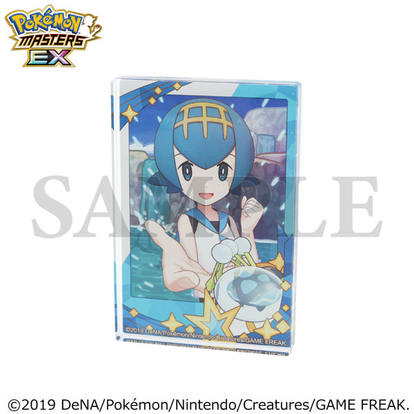 ポケモンマスターズ EX』 メモリアルフォト ミニアクリルブロック