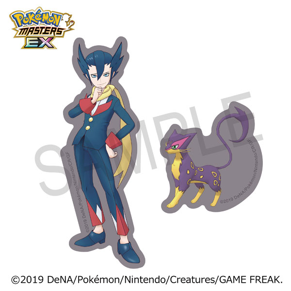 『ポケモンマスターズ EX』 バディーズ ダイカットステッカーセット ギーマ＆レパルダス[ムービック]《発売済・在庫品》