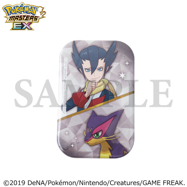 ポケモンマスターズ EX』 スクエア缶バッジ ギーマ＆レパルダス