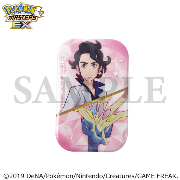『ポケモンマスターズ EX』 スクエア缶バッジ プラターヌ＆ゼルネアス[ムービック]《発売済・在庫品》