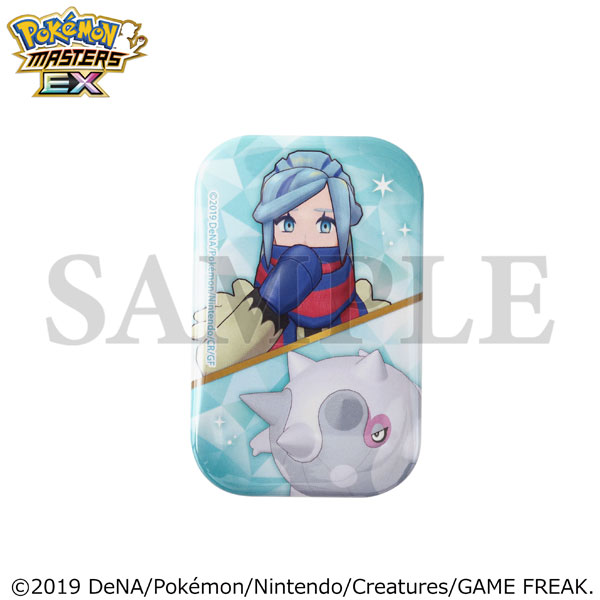 ポケモン グルーシャ スグリ 缶バッジ ポケモンマスターズ EX』 スクエア缶バッジ グルーシャ＆ハルクジラ