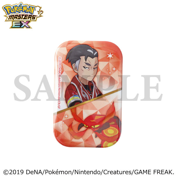 『ポケモンマスターズ EX』 スクエア缶バッジ カブ＆マルヤクデ[ムービック]《発売済・在庫品》