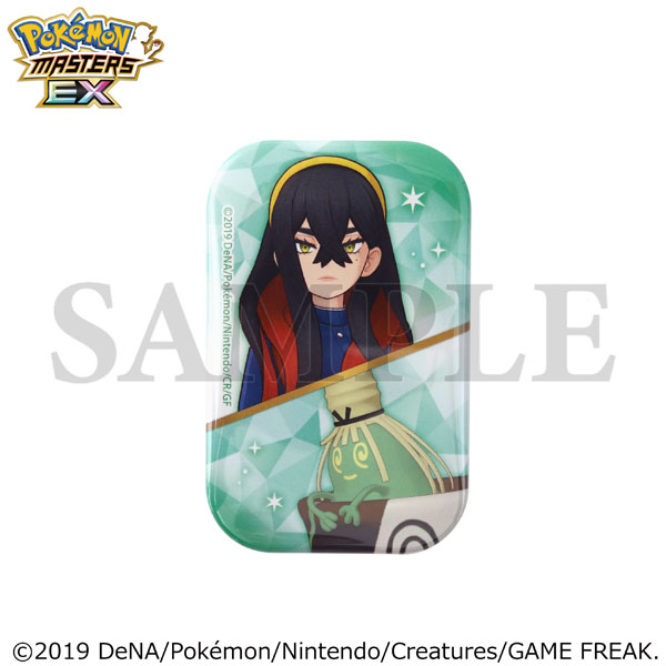 『ポケモンマスターズ EX』 スクエア缶バッジ ゼイユ＆ヤバソチャ(ボンサクのすがた)[ムービック]《発売済・在庫品》