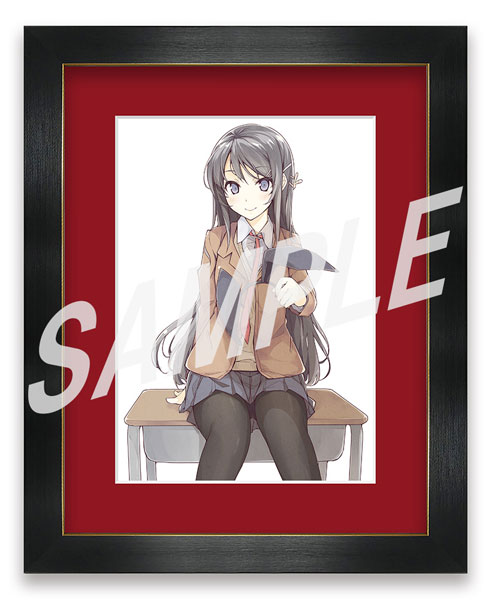 青春ブタ野郎展 キャラファイングラフ スペシャルビジュアル A3 完全