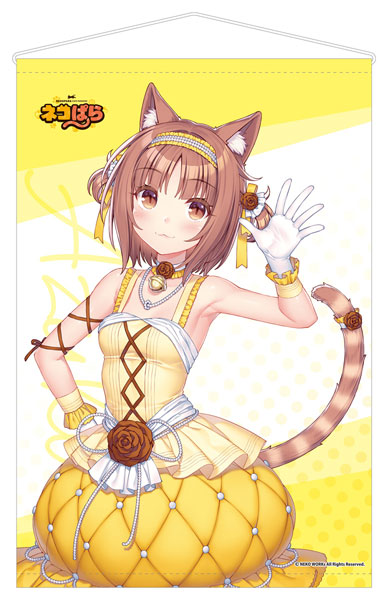 限定販売】ネコぱら B2タペストリー アズキ SAYORI ART WORKS Ver