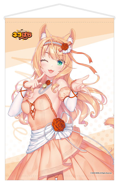 インモラルーティン タペストリー 限定販売】ネコぱら B2タペストリー フレーズ SAYORI ART WORKS Ver