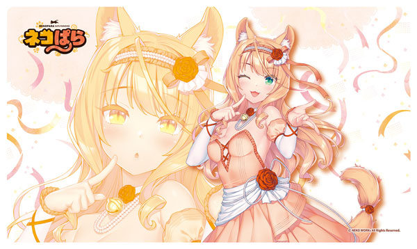 限定販売】ネコぱら ラバーマット メイプル SAYORI ART WORKS Ver