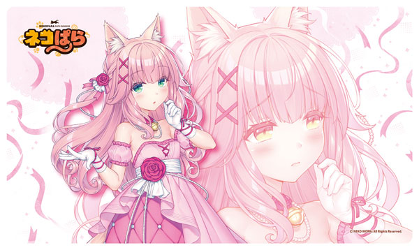 限定販売】ネコぱら ラバーマット フレーズ SAYORI ART WORKS Ver