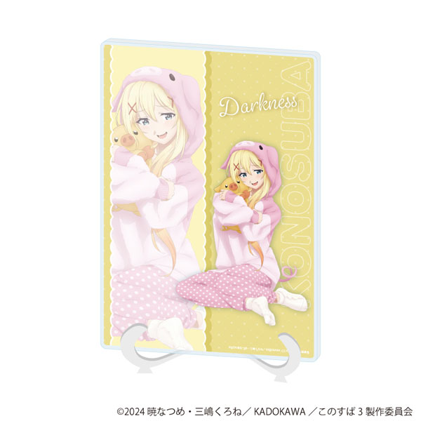 アクリルアートボード(A5サイズ)「この素晴らしい世界に祝福を！3」05/ダクネス アニマルパジャマver.(描き下ろしイラスト)[A3]《０３月予約》