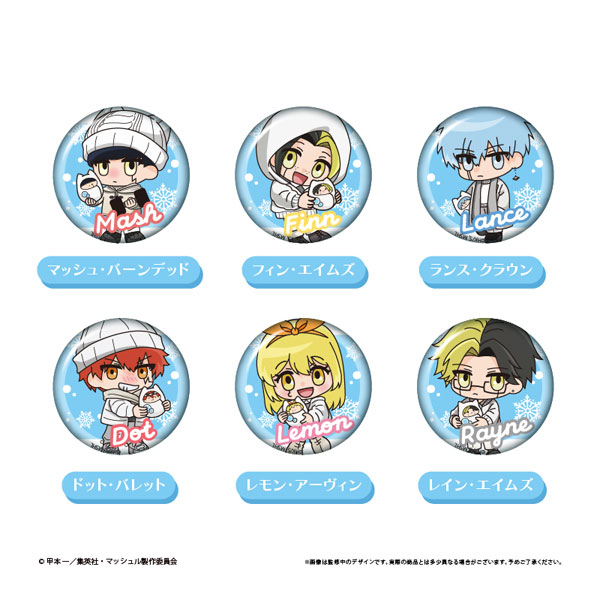 マッシュル-MASHLE- ミニキャララメ缶バッジ White Winter Ver. 6個入りBOX[タピオカ]《０３月予約》