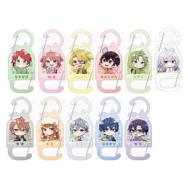 カラフルピーチ アクリルカラビナコレクション からぴちピクニック 11個入りBOX