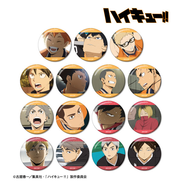 ハイキュー！！ トレーディング場面写ホログラム缶バッジ 15個入りBOX