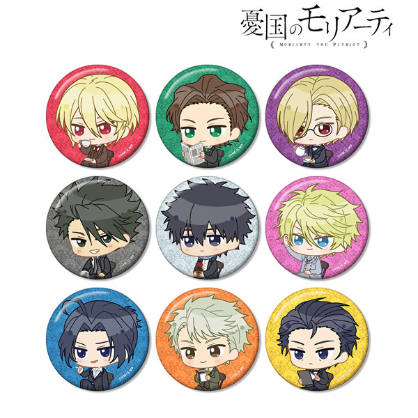憂国のモリアーティー まるかくカンバッジ ＊商品説明必読 ＊外箱無し