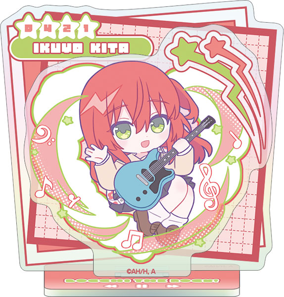 ぼっち・ざ・ろっく！ オーロラミニアクリルスタンド/喜多郁代/ぱすてるぽっぷ[ムービック]《発売済・在庫品》