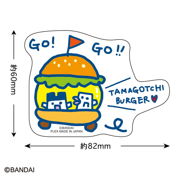 たまごっち ステッカー(バーガー)[プレックス]《発売済・在庫品》