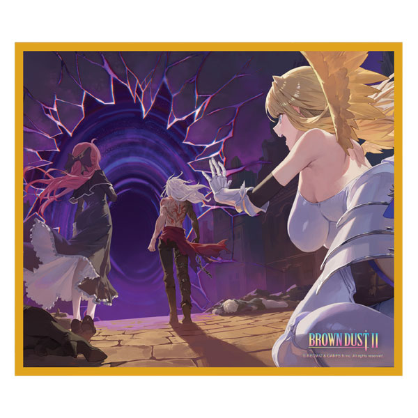 [BROWNDUST2] アクリル色紙 「TRIPLE ALLIANCE」[DOBUDDY]《発売済・在庫品》