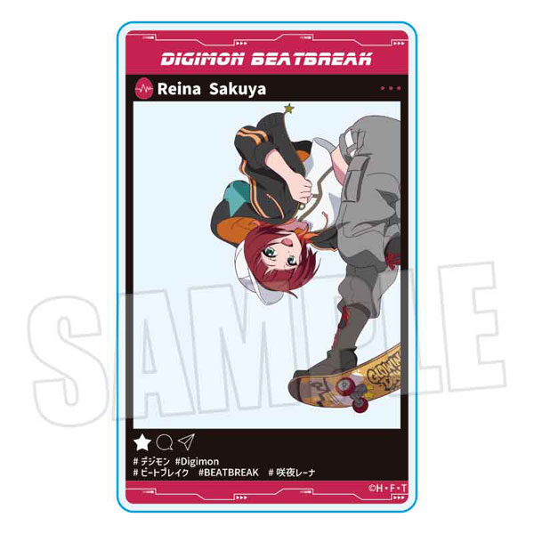 DIGIMON BEATBREAK アクリルカード 咲夜レーナ Skater ver.[ベルハウス