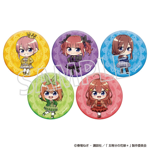 五等分の花嫁* キャラバッジコレクション 5個入りBOX[ムービック]《０３月予約》