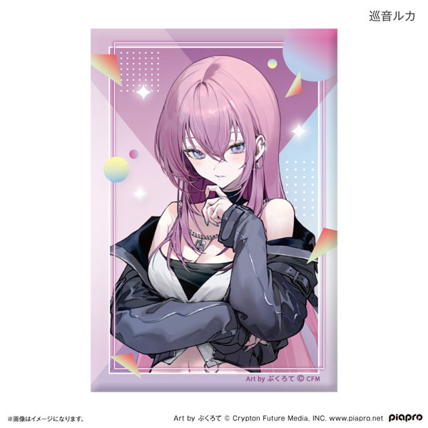 ピアプロキャラクターズ 令和アイドル 缶マグネット 巡音ルカ