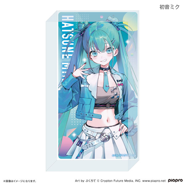ピアプロキャラクターズ 令和アイドル アクリルブロック 初音ミク