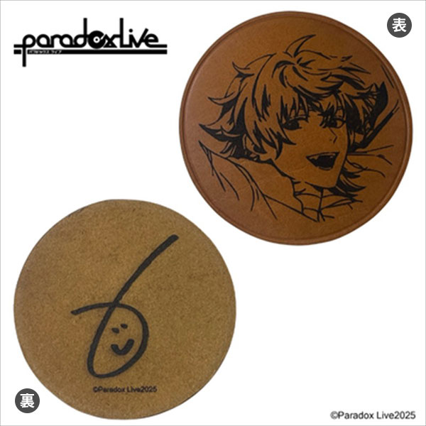 Paradox Live×Carcru レザーコースター ロクタ[エイチアンドエイ