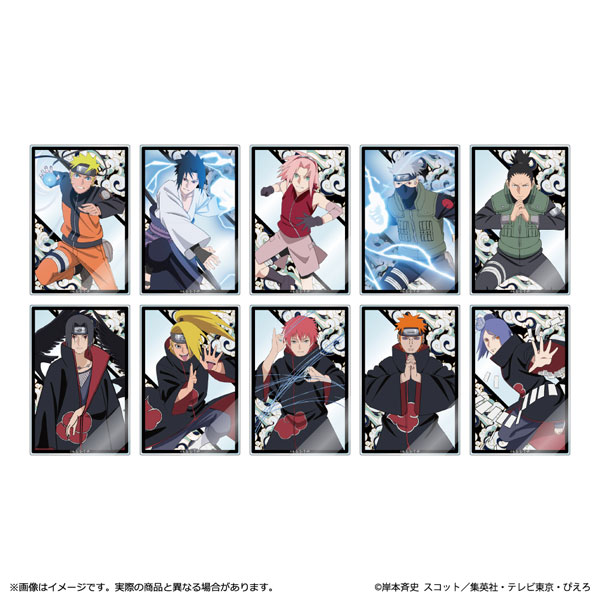 『NARUTO-ナルト- 疾風伝』 トレーディングアクリルプレート 10個入りBOX[清水産業]《０３月予約》