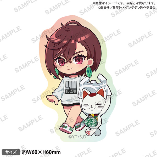 TVアニメ『ダンダダン』 ステッカー モモ＆ターボババア(招き猫)[ブシロードクリエイティブ]《０３月予約》