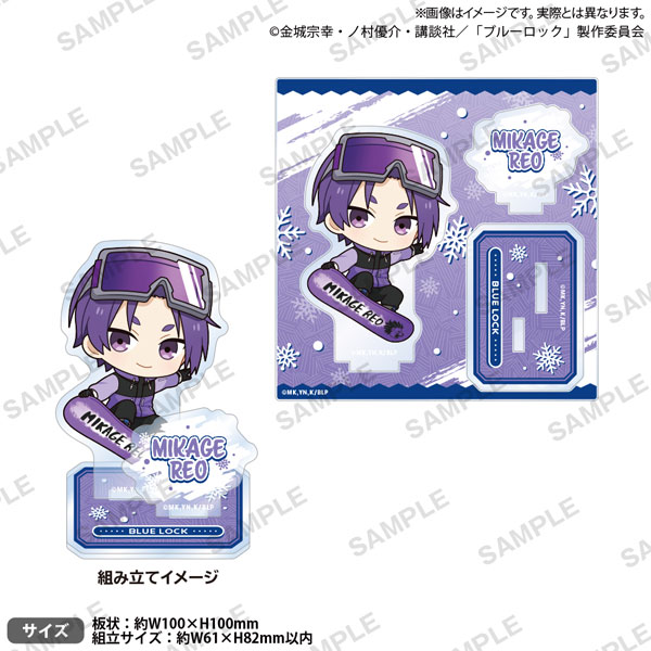 ブルーロック ジオラマアクリルスタンド スノーボードver. 御影玲王[ブシロードクリエイティブ]《発売済・在庫品》