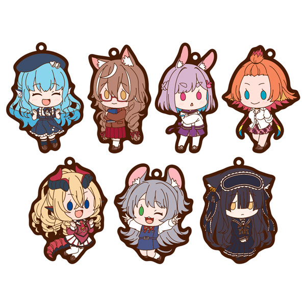 人外教室の人間嫌い教師 ラバーキーホルダーコレクション 7個入りBOX[ムービック]《０４月予約》